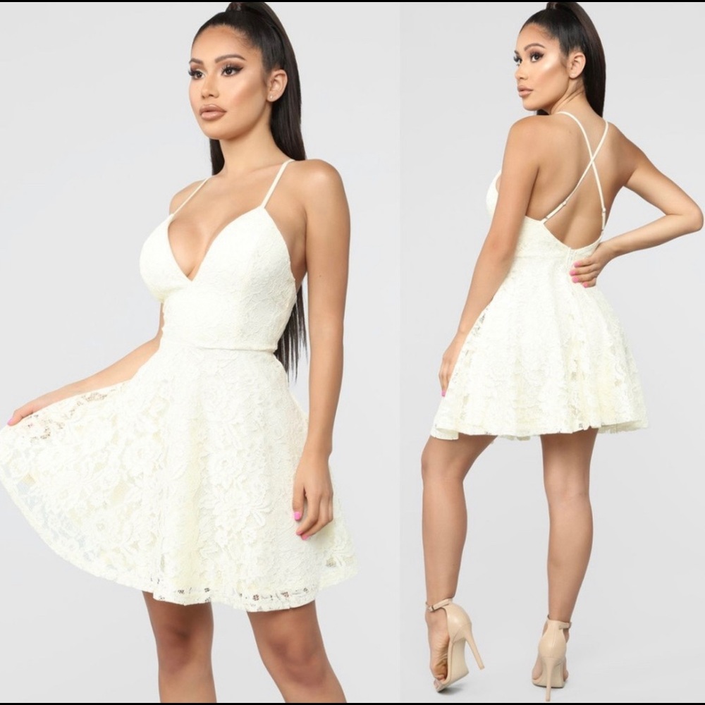 Fashion nova “show me the way” lace dress